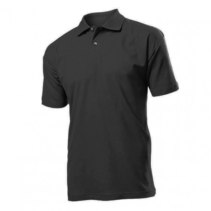 Siyah Yakalı Pike Dokuma Promosyon T-Shirt